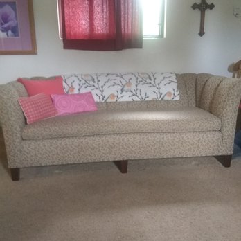 Xtreme Clean - this is my vintage 1970s inheritance and the stains you see on it it did not have before extreme clean use a dirty wand on my sofa. - Carpet Cleaning Near Me - Albuquerque, New Mexico