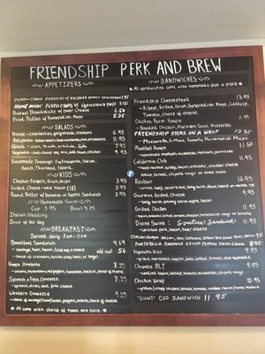 Menu photo 5 Friendship Perk and Brew Pittsburgh, PA