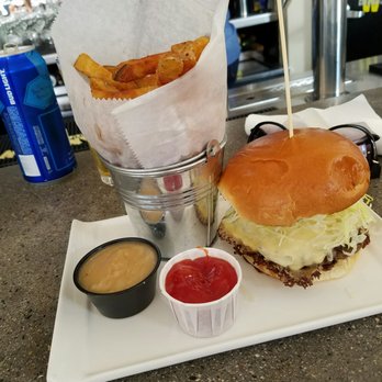 Nosh Kitchen Bar - Cheeseburger with Sea Salt & Pepper fries. - Sandwiches Near Me - Portland, Maine Nosh Kitchen Bar - Cheeseburger with Sea Salt & Pepper fries. - Sandwiches Near Me - Portland, Maine