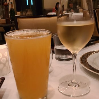 Yono's Restaurant - Warbler Pale Ale toasts Salvard Sauvignon Blanc - Indonesian Near Me - Albany, New York