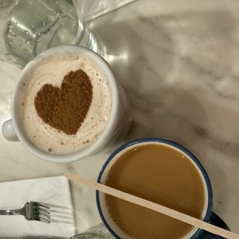 maman - Chai latte and coffee w/cream - Coffee & Tea Near Me - New York, New York maman - Chai latte and coffee w/cream - Coffee & Tea Near Me - New York, New York