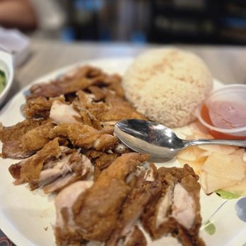 Xin Wang Food - Fried Hainan chicken. Rice was delicious - Asian Fusion Near Me - Walnut, California Xin Wang Food - Fried Hainan chicken. Rice was delicious - Asian Fusion Near Me - Walnut, California