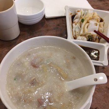 Congee Noodle House - Hong Kong style sampan congee with rice rolls are my favourite combo, with taxes plus tip still come under $13 CDN. A good bargain. - Noodles Near Me - Vancouver, British Columbia Congee Noodle House - Hong Kong style sampan congee with rice rolls are my favourite combo, with taxes plus tip still come under $13 CDN. A good bargain. - Noodles Near Me - Vancouver, British Columbia
