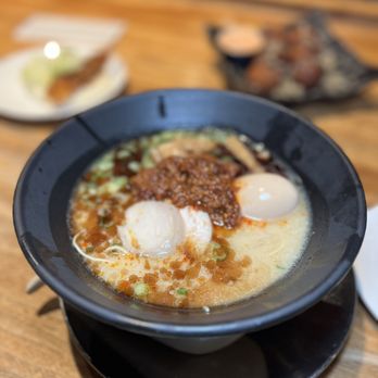 IPPUDO NY - Karaka ramen. Spicy part is on top so was able to scoop off and add how much I wanted. Nothing amazing 4/5 - Ramen Near Me - New York, New York IPPUDO NY - Karaka ramen. Spicy part is on top so was able to scoop off and add how much I wanted. Nothing amazing 4/5 - Ramen Near Me - New York, New York