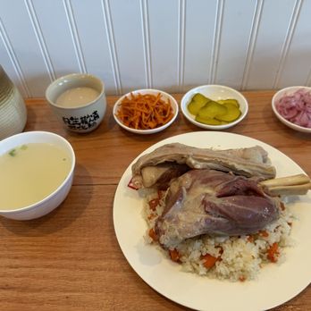 M JOY - Special Tea With Milk (Salty) () Deluxe Meal (Double Ribs & Shank) () - Fast Food Near Me - Anaheim, California