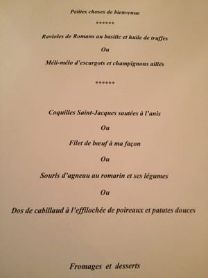 Menu photo 2 Restaurant L'Eau à la Bouche Grignan, 26 Menu photo 2 Restaurant L'Eau à la Bouche Grignan, 26