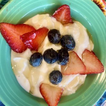 The Flying Biscuit Cafe - Yogurt w/ Honey Drizzle & Fruit - Breakfast & Brunch Near Me - Houston, Texas