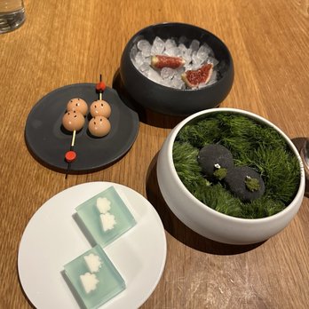 Nisei - Chichi Dango. Black Sesame mochi. Ramune Daifuku. Figs - Japanese Near Me - San Francisco, California