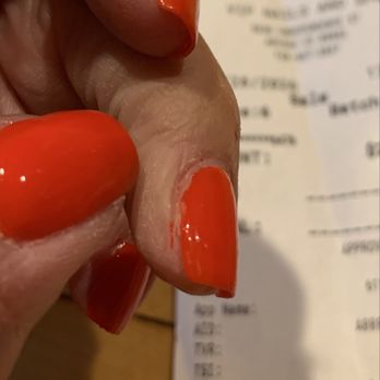 VIP Nails and Spa - Poor quality and paint on skin! - Nail Salons Near Me - Arvada, Colorado