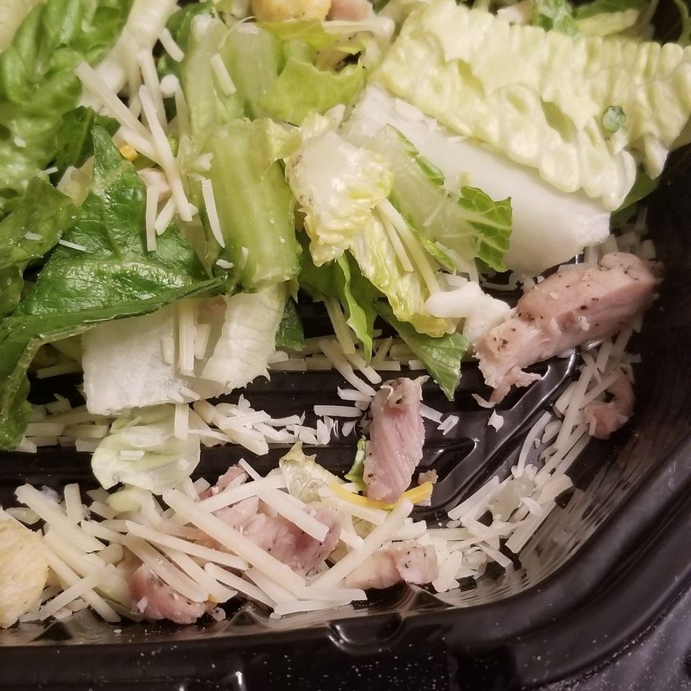 Johnny's Pizza - If you look close you can almost see the chicken pieces in my chicken ceasar salad. - Pizza Near Me - Meridian, Idaho Johnny's Pizza - If you look close you can almost see the chicken pieces in my chicken ceasar salad. - Pizza Near Me - Meridian, Idaho
