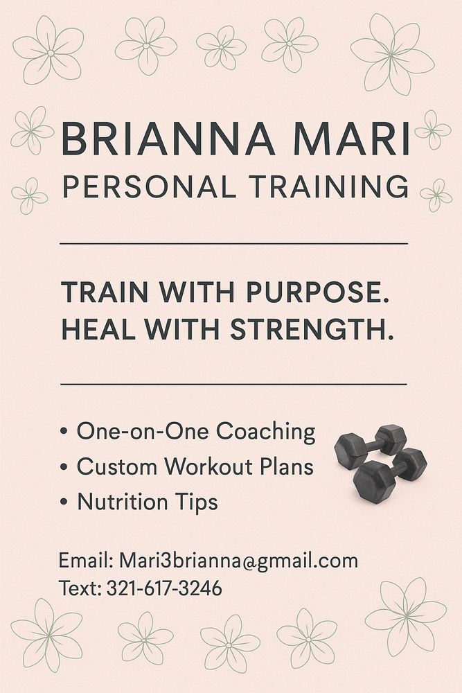 Brianna Mari Personal Training Logo