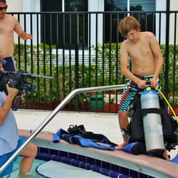 Cool Attitude Films - On location shooting the Boynton Beach Dive Center video's.