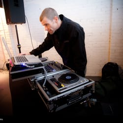 Fonix Entertainment - DJ Fonix prepping for a networking event at The Brickyard in Marietta, GA.