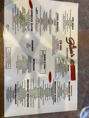 Menu photo 4 Garcia's Seguin, TX