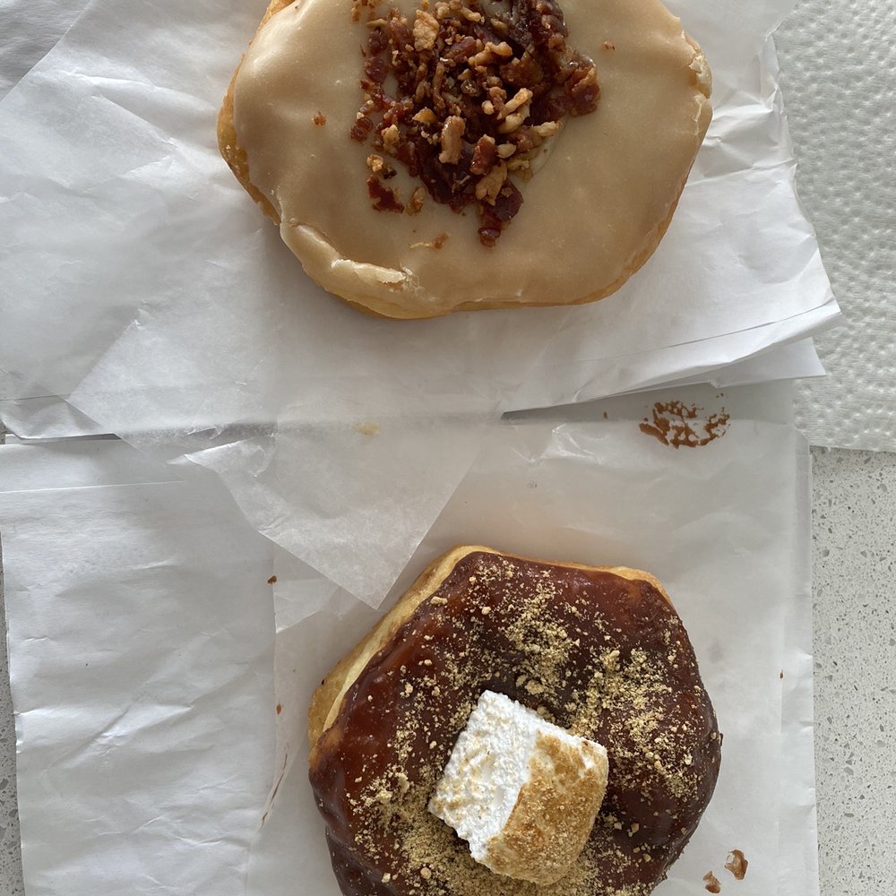 Jelly Modern Doughnuts - two different flavors - Donuts Near Me - Calgary, Alberta Jelly Modern Doughnuts - two different flavors - Donuts Near Me - Calgary, Alberta