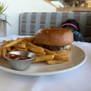 Vintana Wine + Dine - Kid's burger plain - New American Near Me - Escondido, California