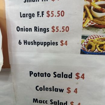 Fish Town Outlet - Some of their specials. Carlos, at this location is Very Cool & Friendly. - Seafood Near Me - Los Angeles, California