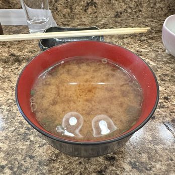 Tanuki Sushi - Miso soup - end of the omakase - Sushi Bars Near Me - Kaneohe, Hawaii Tanuki Sushi - Miso soup - end of the omakase - Sushi Bars Near Me - Kaneohe, Hawaii