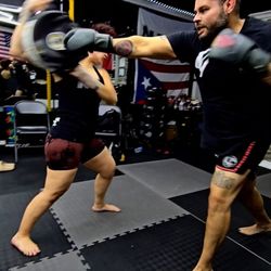 Motiv Lab Training Center - Training circle pad work for power!