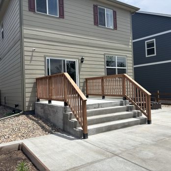 Almagre Construction - Patio railing turned out exactly how we wanted! Ben did an amazing job. - Handyman Near Me Almagre Construction - Patio railing turned out exactly how we wanted! Ben did an amazing job. - Handyman Near Me