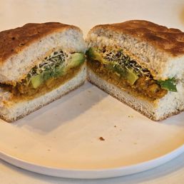House Baked Curried Chickpea Sandwich House Baked Curried Chickpea Sandwich