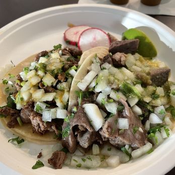 Tacos The King David - Cabeza and carne asada tacos - Food Trucks Near Me - Santa Clara, California