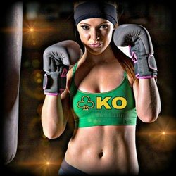 CKO Kickboxing - North Brunswick - Our friend & Elite Spartan Racer Laura Messner in her CKO gear!