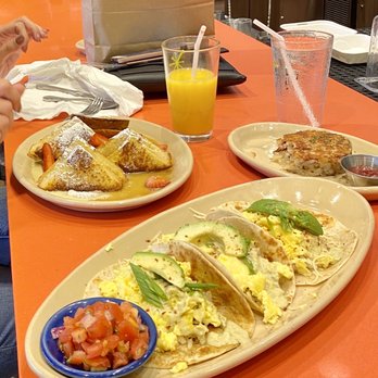 Snooze, an A.M. Eatery - OMG French Toast, Breakfast Tacos, and Side of Hashbrowns. - Breakfast & Brunch Near Me - Addison, Texas