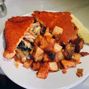 Herm's Inn - Inside Out grilled cheese with chicken (filled with guacamole, black beans, and sriracha)---AMAZING - Breakfast & Brunch Near Me - Logan, Utah Herm's Inn - Inside Out grilled cheese with chicken (filled with guacamole, black beans, and sriracha)---AMAZING - Breakfast & Brunch Near Me - Logan, Utah
