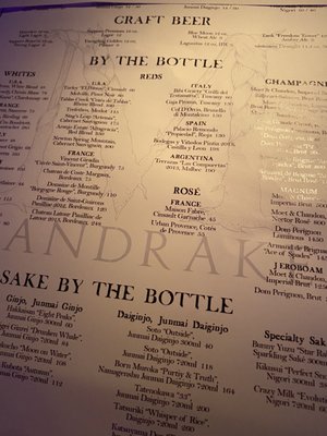 Menu photo 6 Mandrake Miami Miami Beach, FL Menu photo 6 Mandrake Miami Miami Beach, FL