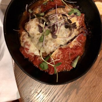 Aba - Slow braised leg of lamb wrapped in eggplant - Mediterranean Near Me - Chicago, Illinois Aba - Slow braised leg of lamb wrapped in eggplant - Mediterranean Near Me - Chicago, Illinois