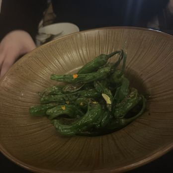Lira - shishito peppers - New American Near Me - Campbell, California