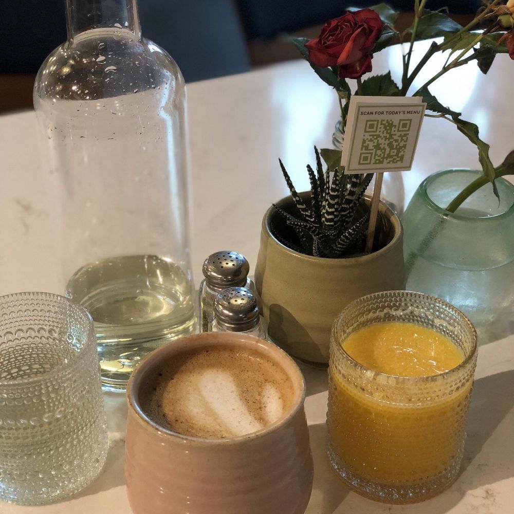 Flora Jean's - Dirty mushroom chai and pineapple juice with bell pepper and ginger. - Tacos Near Me - Little Rock, Arkansas