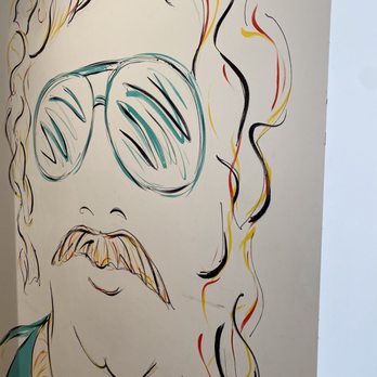 Dick Church's - Wall in back of restaurant - Diners Near Me - Costa Mesa, California