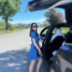 Healdsburg Tours - Very excited about their gorgeous Tesla
