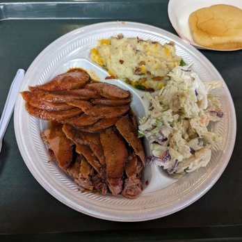 Big Jack's BBQ - Sausage and Brisket Plate - Barbeque Near Me - Lewisville, Texas