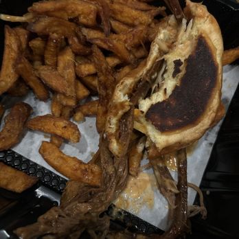 Sin City Burger - rib eye burger - bottom of the bun was burnt - Burgers Near Me - New York, New York Sin City Burger - rib eye burger - bottom of the bun was burnt - Burgers Near Me - New York, New York