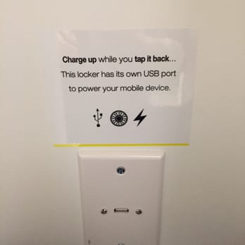 SoulCycle Back Bay - USB charging in lockers - Cycling Classes Near Me - Boston, Massachusetts