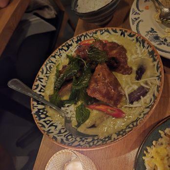 Wayla - Gang keaw wan ped (duck green curry) - Thai Near Me - New York, New York Wayla - Gang keaw wan ped (duck green curry) - Thai Near Me - New York, New York