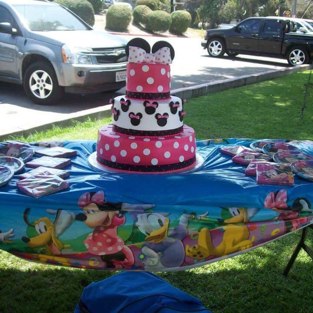 Magic Bakery - This is the Minnie Mouse cake that was made for my daughters 1st bday - Custom Cakes Near Me - Pico Rivera, California Magic Bakery - This is the Minnie Mouse cake that was made for my daughters 1st bday - Custom Cakes Near Me - Pico Rivera, California