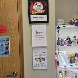 We won't the Mining Journal Best of the Best tanning Salon our first year open!