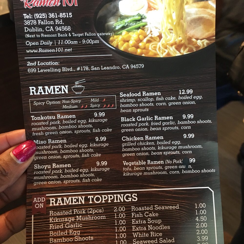 Ramen 101 - Ramen - Ramen Near Me - Dublin, California Ramen 101 - Ramen - Ramen Near Me - Dublin, California
