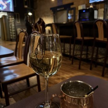 Old City Hall - Chardonnay, Rhubarb Mule - New American Near Me - Bay City, Michigan