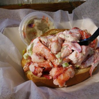 DJ's Clam Shack - Overstuffed lobster roll ($29) - Seafood Near Me - Key West, Florida