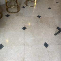 Tavertine floors look like new! Tavertine floors look like new!