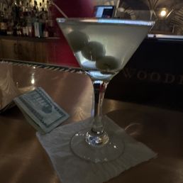 Omg, finally a great martini! How hard is it to give 1 or three olives.