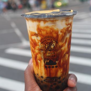 Tiger Sugar - Brown sugar milk tea - Bubble Tea Near Me - Flushing, New York Tiger Sugar - Brown sugar milk tea - Bubble Tea Near Me - Flushing, New York