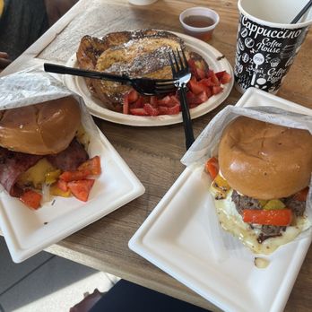 Nor'east Treats & Eats - French Toast One Slice Breakfast sandwich - Burgers Near Me - Charlotte, North Carolina Nor'east Treats & Eats - French Toast One Slice Breakfast sandwich - Burgers Near Me - Charlotte, North Carolina