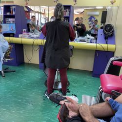 Kids B Kids Hair Salon For Kids - My son getting his haircut by Mimi