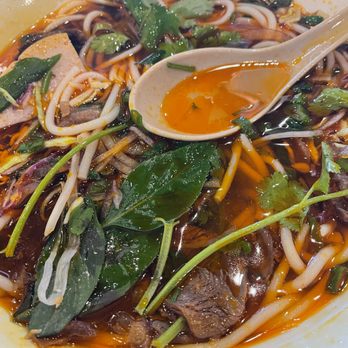 Pho Ben - Sugar Land - Bún Bò Huế - I'm sorry I had already had much of the broth. I couldn't wait!!! - Vietnamese Near Me - Sugar Land, Texas Pho Ben - Sugar Land - Bún Bò Huế - I'm sorry I had already had much of the broth. I couldn't wait!!! - Vietnamese Near Me - Sugar Land, Texas